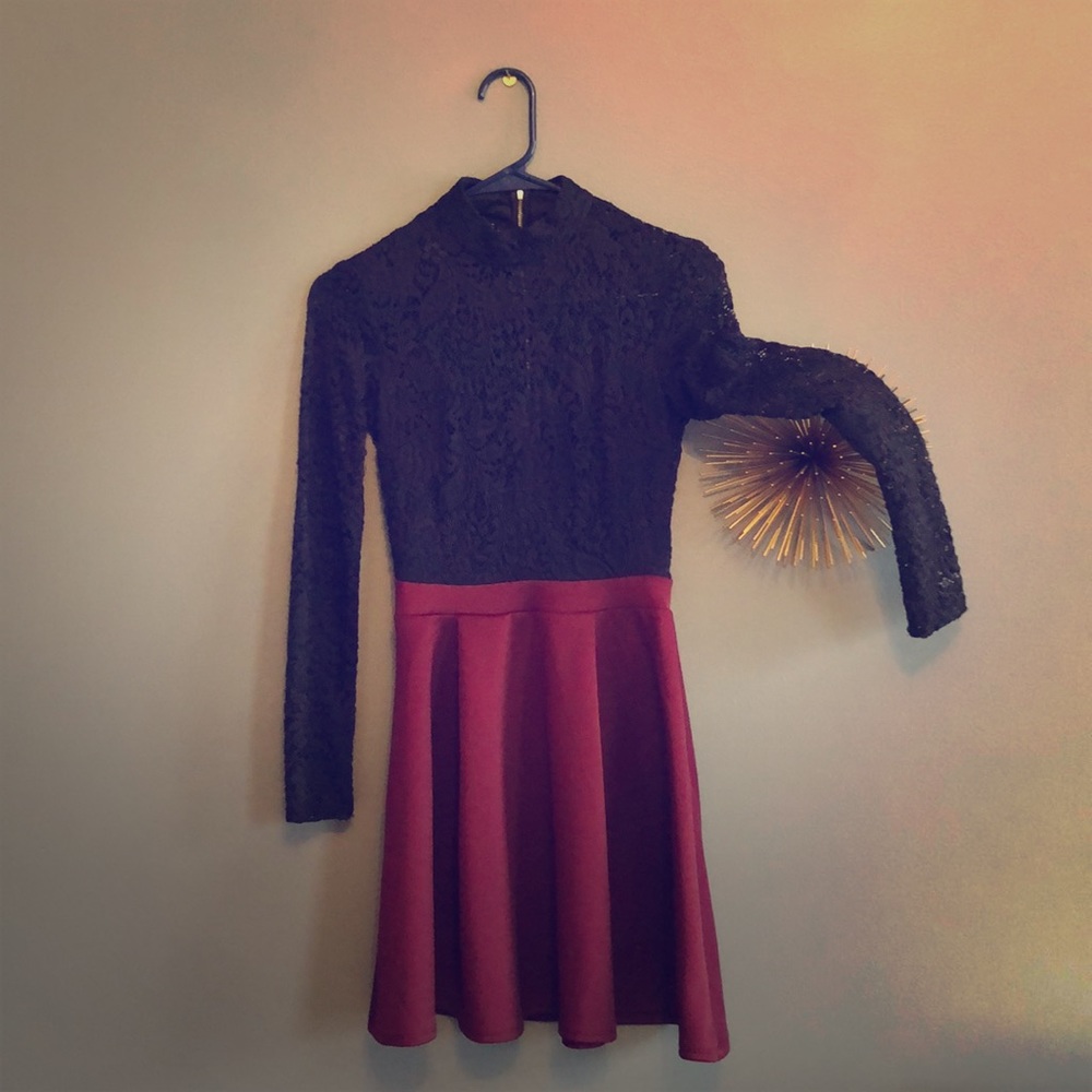 B Darlin lace skater skirt dress 👗